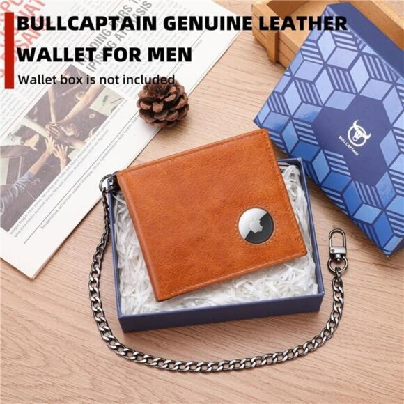 Mens Wallets with 2 ID Windows 10 Credit Card Slots Bifold RFID Blocking Wallets - Picture 2 of 7